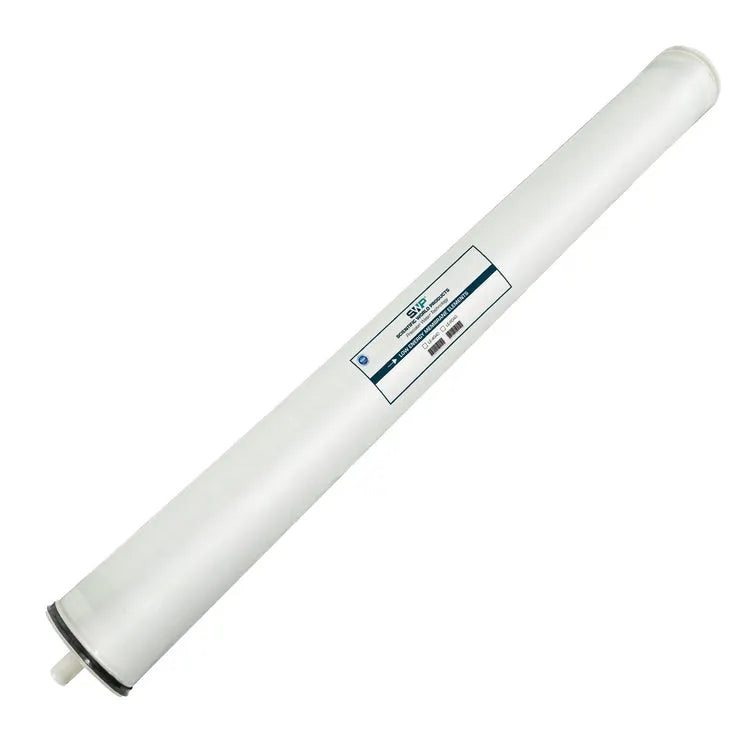 Crystal Quest 4" x 40" freshwater reverse osmosis membrane, white cylindrical design for advanced water purification.