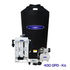 Crystal Quest 400 GPD whole house reverse osmosis system with a large black 165-gallon storage tank.