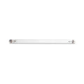 Clear Philips 6 GPM ultraviolet lamp bulb with 2-prong connection for chemical-free water treatment.