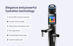 Tyent UCE-13 PLUS Matte Black water ionizer with interactive display, filter indicator and cleaning mode