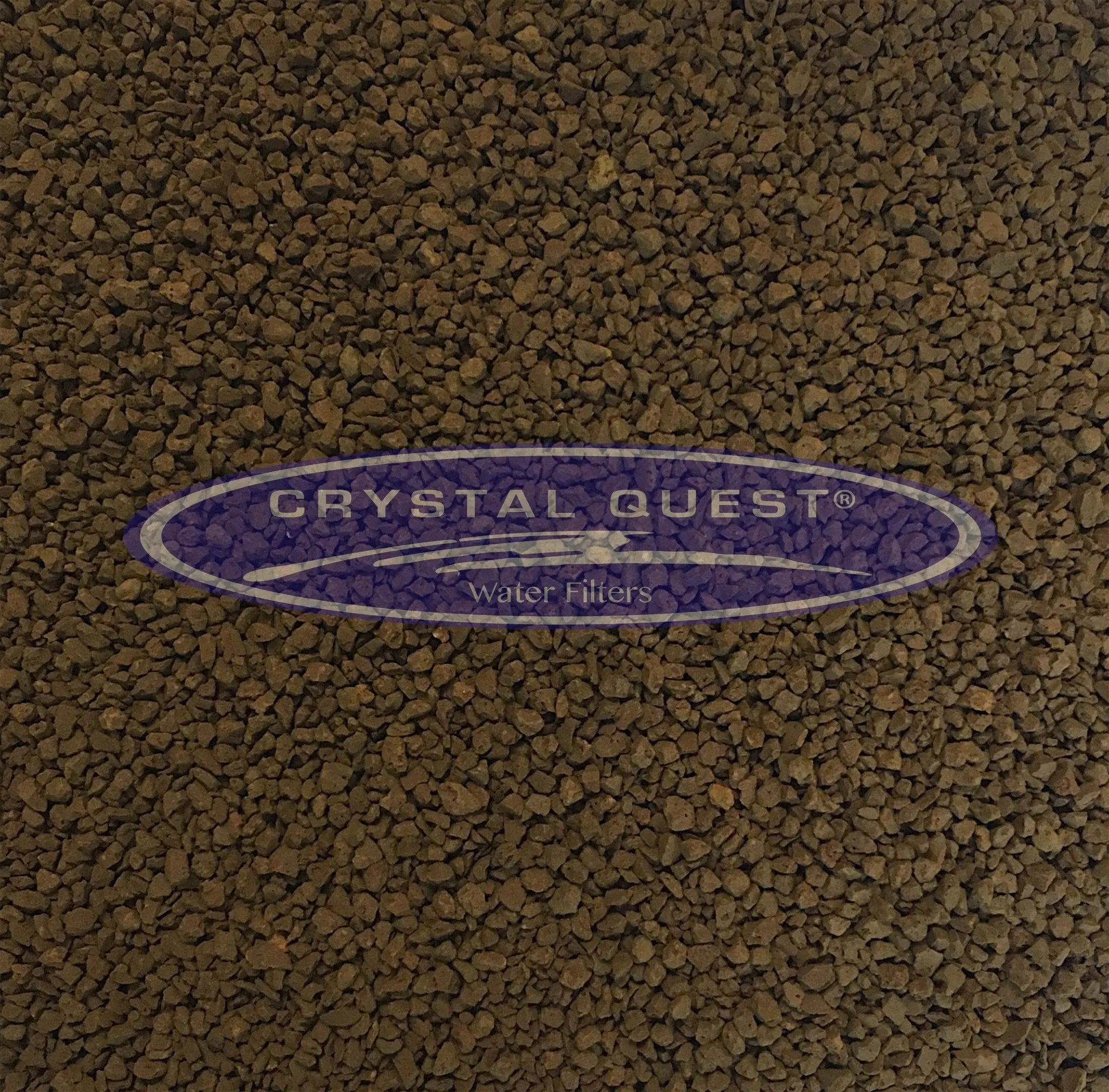Crystal Quest Eagle Arsenic Oxide .05 cubic feet, reddish-brown granular media for water filtration.