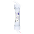 Point of use fluoride system media for reverse osmosis ice maker refrigerator water cooler and municipal inorganic fluoride support