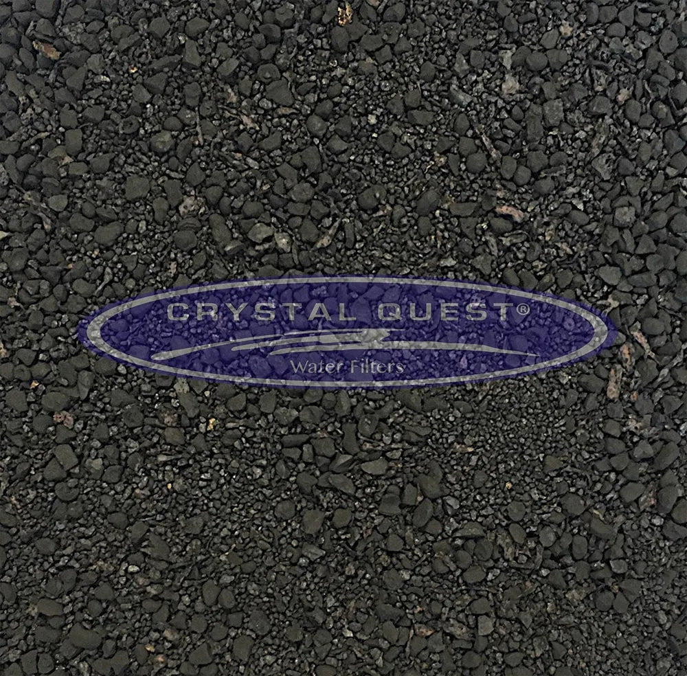 Crystal Quest advanced granular black media for superior metal removal, turbidity, and odor reduction.