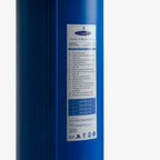 Crystal Quest SMART Ultra Filter Cartridge: blue, multi-stage water filter with detailed instructions.