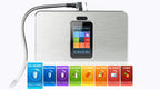 Tyent ACE-13 touchscreen display graphic showing alkaline, H2O clean, acidic and turbo water mode options
