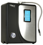 Tyent Hybrid countertop alkaline water ionizer with stainless front panel and flexible spout
