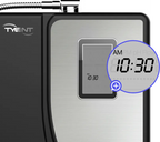 Tyent Hybrid ECO mode display close-up showing timer and touchscreen controls
